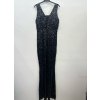 Šaty dlouhé společenské třpytivé na ramínka dámské (S/M/L ONE SIZE) ITALSKÁ MÓDA IMPSH246060A/DUR