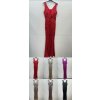 Šaty dlouhé společenské třpytivé na ramínka dámské (S/M/L ONE SIZE) ITALSKÁ MÓDA IMPSH246060A/DUR
