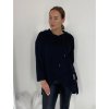 Mikina dlouhý rukáv oversize dámská  (SM/L ONE SIZE) ITALSKÁ MÓDA IMSM24RENATE/DR (Velikost M/L, Barva Černá)