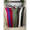 Šaty dlouhé společenské na ramínka dámské (S/M/L ONE SIZE) ITALSKÁ MÓDA IMPLP2365360011A