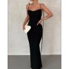 Šaty dlouhé společenské na ramínka dámské (S/M/L ONE SIZE) ITALSKÁ MÓDA IMPLP2365360011A