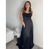 Šaty dlouhé elegantní saténové na ramínka dámské (S/M/L ONE SIZE) ITALSKÁ MÓDA IMPBB24B24737/DUR