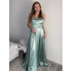 Šaty dlouhé elegantní na ramínka dámské (S/M/L ONE SIZE) ITALSKÁ MÓDA IMPBB24B23922/DUR (Velikost S/M/L, Barva béžová)
