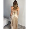 Šaty dlouhé elegantní na ramínka dámské (S/M/L ONE SIZE) ITALSKÁ MÓDA IMPBB24B23922/DUR (Velikost S/M/L, Barva béžová)