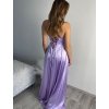 Šaty dlouhé elegantní na ramínka dámské (S/M/L ONE SIZE) ITALSKÁ MÓDA IMPBB24B23922/DUR (Velikost S/M/L, Barva béžová)