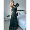 Šaty dlouhé společenské třpytivé bez rukávu dámské (S/M/L ONE SIZE) ITALSKÁ MÓDA IMPSH2520034/DR (Velikost S/M/L, Barva Černá)