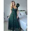 Šaty dlouhé společenské třpytivé bez rukávu dámské (S/M/L ONE SIZE) ITALSKÁ MÓDA IMPSH2520034/DR (Velikost S/M/L, Barva Černá)