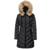 Kabát zimní na zip s kapucí dlouhý rukáv dámský (S-3XL ONE SIZE) ITALSKÁ MÓDA IMPNF242537