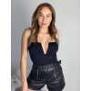 Body na ramínka dámské (S/M ONE SIZE) ITALSKÁ MÓDA IMPBB24A3804/DR (Velikost S/M, Barva Černá)