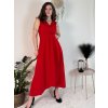 Šaty dlouhé elegantní společenské bez rukávu dámské (S/M/L ONE SIZE) ITALSKÁ MÓDA IM424861/DUR (Velikost S/M/L, Barva Černá)