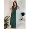 Šaty dlouhé elegantní společenské bez rukávu dámské (S/M/L ONE SIZE) ITALSKÁ MÓDA IM424861/DUR (Velikost S/M/L, Barva Černá)
