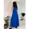 Šaty dlouhé elegantní společenské bez rukávu dámské (S/M/L ONE SIZE) ITALSKÁ MÓDA IM424861/DUR (Velikost S/M/L, Barva Černá)