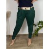 Kalhoty dlouhé dámské nadrozměr (50/52/54 ONE SIZE) ITALSKÁ MÓDA IMWG25LEONA/DUR (Velikost 50/52, Barva Černá)