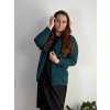 Sako elegantní dlouhý rukáv dámské nadrozměr (48/50/52 ONE SIZE) ITALSKÁ MÓDA IMD25513/DUR