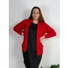 Sako elegantní dlouhý rukáv dámské nadrozměr (48/50/52 ONE SIZE) ITALSKÁ MÓDA IMD25513/DUR