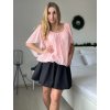 Tunika halenka krátký rukáv dámská nadrozměr (52/54/56 ONE SIZE) ITALSKÁ MODA IM424128/DUR