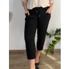 Kalhoty strečové dámské nadrozměr (46/48/50 ONE SIZE) ITALSKÁ MÓDA IM525BETTANY/DUR (Velikost 48/50, Barva béžová)