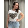 Tričko krátký rukáv dámské (S/M/L ONE SIZE) ITALSKÁ MÓDA IMPLI2550873-2/DUR