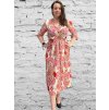 Šaty letní elegantní dlouhý rukáv dámské (S/M ONE SIZE) ITALSKÁ MÓDA IMD23114/DUR