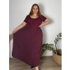 Šaty dlouhé volnočasové letní dámské nadrozměr (444/46/48 ONE SIZE) ITALSKÁ MÓDA IM425MARIA-V/DUR