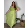 Šaty dlouhé volnočasové letní dámské nadrozměr (444/46/48 ONE SIZE) ITALSKÁ MÓDA IM425MARIA-V/DUR