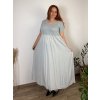 Šaty dlouhé volnočasové letní dámské nadrozměr (444/46/48 ONE SIZE) ITALSKÁ MÓDA IM425MARIA-V/DUR