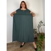 Šaty dlouhé volnočasové letní dámské nadrozměr (444/46/48 ONE SIZE) ITALSKÁ MÓDA IM425MARIA-V/DUR