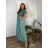 Šaty dlouhé volnočasové letní dámské nadrozměr (444/46/48 ONE SIZE) ITALSKÁ MÓDA IM425MARIA-V/DUR