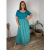 Šaty dlouhé volnočasové letní dámské nadrozměr (444/46/48 ONE SIZE) ITALSKÁ MÓDA IM425MARIA-V/DUR