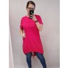 Šaty stahovací letní krátký rukáv dámské nadrozměr (52/54/56 ONE SIZE) ITALSKÁ MÓDA IM425145/DUR