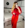 Bolérko kožíškové dlouhý rukáv dámské (S/M ONE SIZE) ITALSKÁ MÓDA IMHMS23200/DU (Velikost S/M/L, Barva červená)