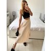 Sukně satén dlouhá dámská (S/M ONE SIZE) ITALSKá MODA IM323017