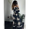 Souprava letní tunika carmen a kalhoty dámská nadrozměr (40/42/44 ONE SIZE) ITALSKÁ MÓDA IMWEC24ELENA/DR (Velikost 40/42/44, Barva bílá)