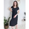 Šaty krátké letní krátký rukáv dámské (S/M/L ONE SIZE) ITALSKÁ MÓDA IM425MARIA-L/DUR
