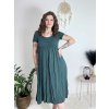 Šaty krátké letní krátký rukáv dámské (S/M/L ONE SIZE) ITALSKÁ MÓDA IM425MARIA-L/DUR