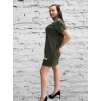 Šaty krátké oversize letní krátký rukáv dámské YOU (38/40/42/44 ONE SIZE) ITALSKÁ MÓDA IMD25021/DUR (Velikost 38/40/42, Barva béžová)