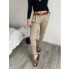 Kalhoty s páskem dámské (S/M/L ONE SIZE) ITALSKÁ MÓDA IM425101/DU