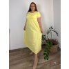 Šaty dlouhé volnočasové letní dámské nadrozměr (46/48/50 ONE SIZE) ITALSKÁ MÓDA IM425SUSANA/DUR (Velikost 48/50, Barva Černá)