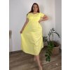Šaty dlouhé volnočasové letní dámské nadrozměr (46/48/50 ONE SIZE) ITALSKÁ MÓDA IM425SUSANA/DUR (Velikost 48/50, Barva Černá)