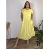 Šaty dlouhé volnočasové letní dámské nadrozměr (46/48/50 ONE SIZE) ITALSKÁ MÓDA IM425SUSANA/DUR (Velikost 48/50, Barva Černá)