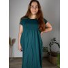 Šaty dlouhé volnočasové letní dámské nadrozměr (46/48/50 ONE SIZE) ITALSKÁ MÓDA IM425SUSANA/DUR (Velikost 48/50, Barva Černá)