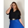 Halenka elegantní 3/4 dlouhý rukáv dámská nadrozměr (44/46/48 ONE SIZE) ITALSKÁ MÓDA IMC25ZUSANA/DU
