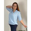 Halenka elegantní 3/4 dlouhý rukáv dámská nadrozměr (44/46/48 ONE SIZE) ITALSKÁ MÓDA IMC25ZUSANA/DU