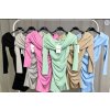 Šaty krátké carmen letní dámské (S/M/L ONE SIZE) ITALSKÁ MÓDA IMPLP2583720090/DR (Velikost S/M/L, Barva Černá)