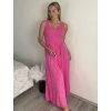 Šaty  letní bez rukávu dámské Bella (S/M/L ONE SIZE) ITALSKÁ MÓDA IMSM25BELLA/DR (Velikost S/M/L, Barva Černá)