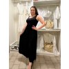 Šaty  letní bez rukávu dámské Bella (S/M/L ONE SIZE) ITALSKÁ MÓDA IMSM25BELLA/DR (Velikost S/M/L, Barva Černá)