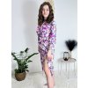 Šaty elegantní dlouhé jarní dlouhý rukáv dámské Andy (S/M/L ONE SIZE) ITALSKÁ MÓDA IMD22290-1/DUR (Velikost S/M/L, Barva fialová)