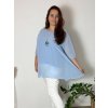 Tunika elegantní s přívěskem krátký rukáv dámská nadrozměr ENNA (54/56/58 ONE SIZE) ITALSKÁ MÓDA IMSM25ENNA/DU (Velikost 54/56/58, Barva béžová)