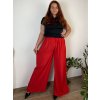 Kalhoty dlouhé letní dámské nadrozměr DANIELLA (52/54/56 ONE SIZE) ITALSKÁ MÓDA IM425DANIELLA/DUR