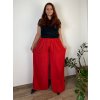 Kalhoty dlouhé letní dámské nadrozměr DANIELLA (52/54/56 ONE SIZE) ITALSKÁ MÓDA IM425DANIELLA/DUR
